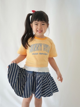 「アイテム（アンサンブル）」を使った、xsattanxさん（キッズ・110cm）の春コーディネート