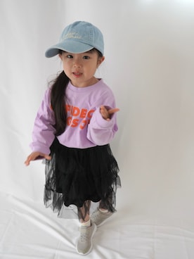 「BREEZE（ブリーズ）のアイテム」を使った、xsattanxさん（キッズ・110cm）の春コーディネート