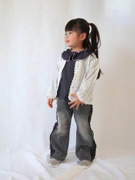 「devirock（デビロック）のアイテム」を使った、xsattanxさん（キッズ・110cm）の春コーディネート