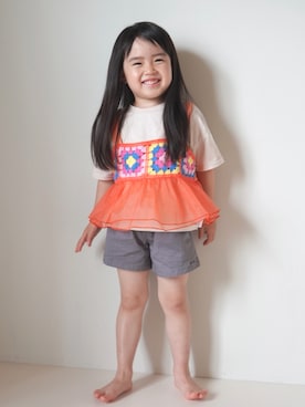 「F.O.KIDS（エフオーキッズ）のアイテム」を使った、xsattanxさん（キッズ・110cm）の冬コーディネート