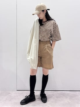 「マニッシュ」｜MODE COMMUTERさん（レディース・164cm）の夏コーディネート