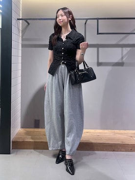 「PAGEBOY（ページボーイ）のアイテム」を使った、yuika031000さん（レディース・171cm）の夏コーディネート