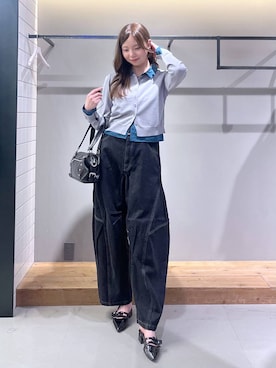「PBLIM（ページボーイリム）のアイテム」を使った、yuika031000さん（レディース・171cm）の夏コーディネート