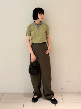 「EDITION（エディション）のアイテム」を使った、SakamotoTOMORROWLANDさん（レディース・163cm）の夏コーディネート
