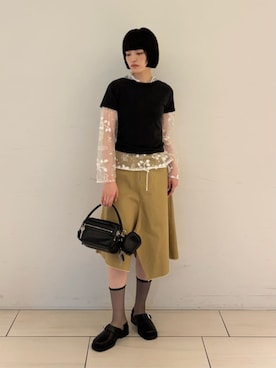 「EDITION（エディション）のアイテム」を使った、SakamotoTOMORROWLANDさん（レディース・163cm）の夏コーディネート
