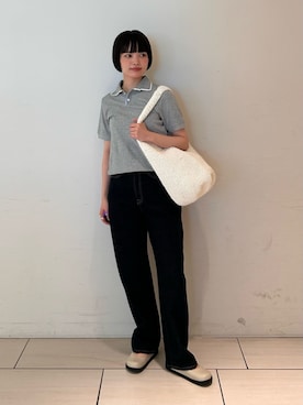 「EDITION（エディション）のアイテム（パンツ）」を使った、SakamotoTOMORROWLANDさん（レディース・163cm）の夏コーディネート