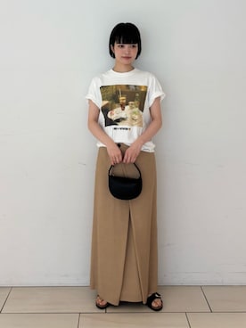 「EDITION（エディション）のアイテム」を使った、SakamotoTOMORROWLANDさん（レディース・163cm）の夏コーディネート
