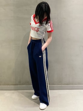 「adidas originals」｜HJさん（レディース・153cm）の夏コーディネート