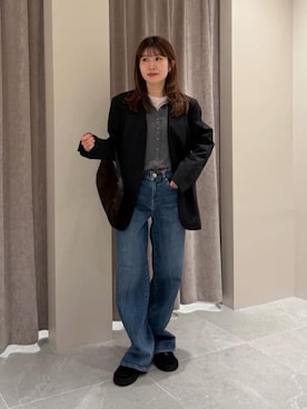 「MOHI（モヒ）のアイテム」を使った、BEAUTY&YOUTH WOMENSさん（レディース・151cm）の秋コーディネート