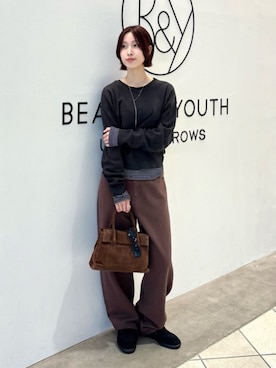 「SOAC（ソーク）のアイテム」を使った、BEAUTY&YOUTH WOMENSさん（レディース・163cm）の秋コーディネート