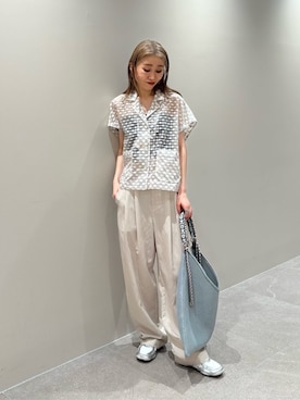 「ASICS（アシックス）のアイテム」を使った、BEAUTY&YOUTH WOMENSさん（レディース・164cm）の夏コーディネート