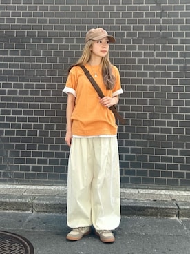 「ASICS（アシックス）のアイテム」を使った、BEAUTY&YOUTH WOMENSさん（レディース・146cm）の夏コーディネート