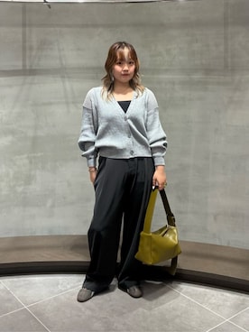 「BEAUTY&YOUTH UNITED ARROWS(ビューティーアンドユースユナイテッドアローズ)のアイテム(スラックス)」を使った、BEAUTY&YOUTH WOMENSさん(レディース・156cm)の秋コーディネート