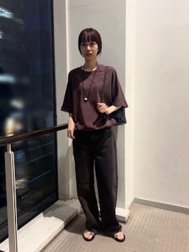 「upperhights（アッパーハイツ）のアイテム」を使った、BEAUTY&YOUTH WOMENSさん（レディース・156cm）の夏コーディネート