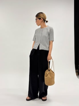 「BEAUTY&YOUTH UNITED ARROWS（ビューティーアンドユースユナイテッドアローズ）のアイテム（その他パンツ）」を使った、BEAUTY&YOUTH WOMENSさん（レディース・160cm）の夏コーディネート