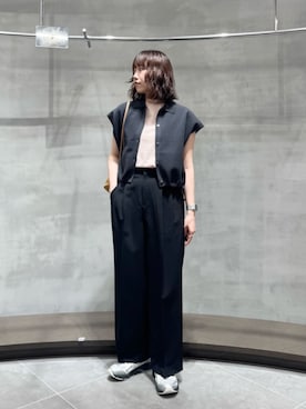 「ASICS（アシックス）のアイテム」を使った、BEAUTY&YOUTH WOMENSさん（レディース・168cm）の夏コーディネート