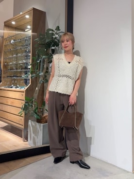 「BEAUTY&YOUTH UNITED ARROWS（ビューティーアンドユースユナイテッドアローズ）のアイテム（パンプス）」を使った、BEAUTY&YOUTH WOMENSさん（レディース・161cm）の夏コーディネート