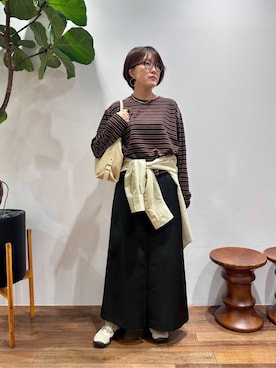 「LAPUIS（ラピュイ）のアイテム」を使った、BEAUTY&YOUTH WOMENSさん（レディース・158cm）の秋コーディネート