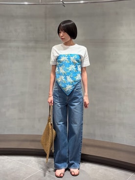 「LE VERNIS（ル・ベルニ）のアイテム」を使った、BEAUTY&YOUTH WOMENSさん（レディース・158cm）の夏コーディネート
