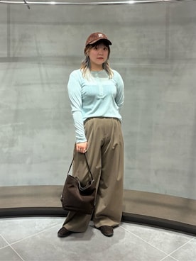 「FILA（フィラ）のアイテム」を使った、BEAUTY&YOUTH WOMENSさん（レディース・156cm）の秋コーディネート