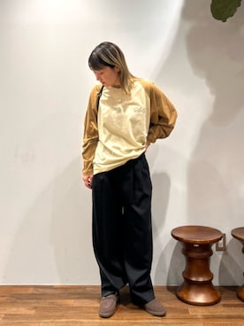 「LAPUIS（ラピュイ）のアイテム」を使った、BEAUTY&YOUTH WOMENSさん（レディース・160cm）の夏コーディネート