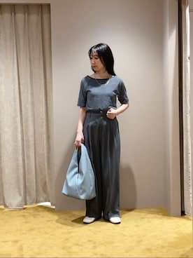 「YAHKI（ヤーキ）のアイテム」を使った、BEAUTY&YOUTH WOMENSさん（レディース・161cm）の夏コーディネート