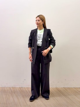 「アイテム（ポーチ、ブラック系）」を使った、BEAUTY&YOUTH WOMENSさん（レディース・154cm）の秋コーディネート