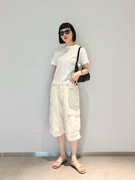 「A.D.S.R.（エーディーエスアール）のアイテム」を使った、BEAUTY&YOUTH WOMENSさん（レディース・155cm）の夏コーディネート