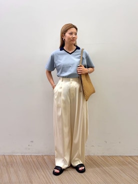 「LE VERNIS（ル・ベルニ）のアイテム」を使った、BEAUTY&YOUTH WOMENSさん（レディース・154cm）の夏コーディネート