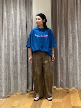 「アイテム（ヘアバンド、ブラック系）」を使った、BEAUTY&YOUTH WOMENSさん（レディース・158cm）の夏コーディネート