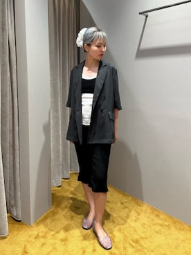 「melissa（メリッサ）のアイテム」を使った、BEAUTY&YOUTH WOMENSさん（レディース・162cm）の夏コーディネート