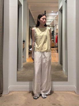 「PAES（ペイズ）のアイテム」を使った、BEAUTY&YOUTH WOMENSさん（レディース・162cm）の夏コーディネート