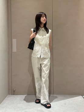 「CAMINANDO（カミナンド）のアイテム」を使った、BEAUTY&YOUTH WOMENSさん（レディース・155cm）の夏コーディネート