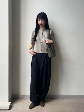 「BEAUTY&YOUTH UNITED ARROWS（ビューティーアンドユースユナイテッドアローズ）のアイテム（パンプス）」を使った、BEAUTY&YOUTH WOMENSさん（レディース・156cm）の夏コーディネート