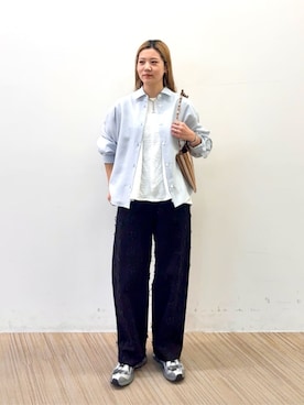 「by Preek(バイプリーク)の<by Preek>ミックス チェーン ネックレス(ネックレス、その他)」を使った、BEAUTY&YOUTH WOMENSさん(レディース・156cm)の夏コーディネート