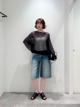 「LE VERNIS（ル・ベルニ）のアイテム」を使った、BEAUTY&YOUTH WOMENSさん（レディース・166cm）の夏コーディネート