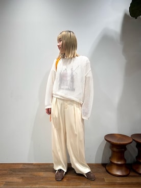 「LY（エルワイ）のアイテム」を使った、BEAUTY&YOUTH WOMENSさん（レディース・160cm）の夏コーディネート