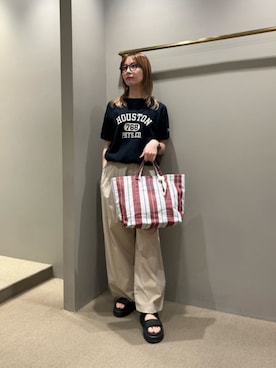 「beej（ビージ）のアイテム」を使った、BEAUTY&YOUTH WOMENSさん（レディース・167cm）の夏コーディネート