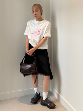「ASICS（アシックス）のアイテム」を使った、BEAUTY&YOUTH WOMENSさん（レディース・155cm）の夏コーディネート