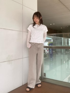 「upperhights（アッパーハイツ）のアイテム」を使った、BEAUTY&YOUTH WOMENSさん（レディース・163cm）の夏コーディネート