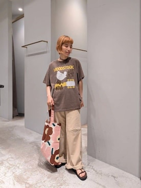 「GOOD ROCK SPEED（グッドロックスピード）のアイテム」を使った、BEAUTY&YOUTH WOMENSさん（レディース・154cm）の夏コーディネート