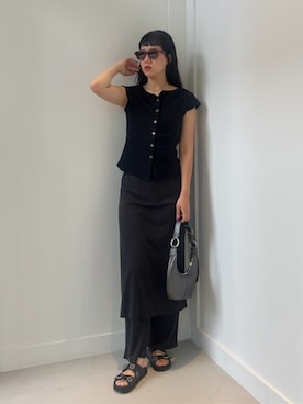 「A.D.S.R.（エーディーエスアール）のアイテム」を使った、BEAUTY&YOUTH WOMENSさん（レディース・164cm）の夏コーディネート