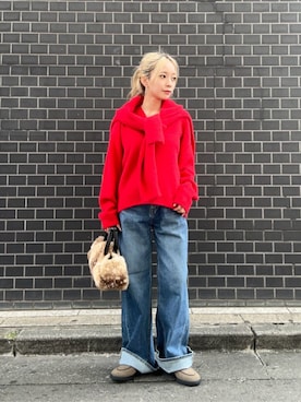 「RED CARD TOKYO（レッドカード）のアイテム」を使った、BEAUTY&YOUTH WOMENSさん（レディース・146cm）の秋コーディネート