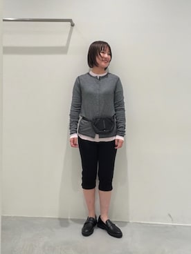 「アイテム（カーディガン/ボレロ、その他）」を使った、BEAUTY&YOUTH WOMENSさん（レディース・155cm）の秋コーディネート