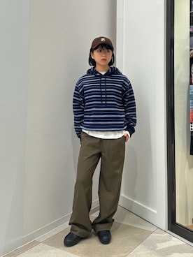 「アイテム（ニット/セーター、その他）」を使った、BEAUTY&YOUTH WOMENSさん（レディース・150cm）の秋コーディネート