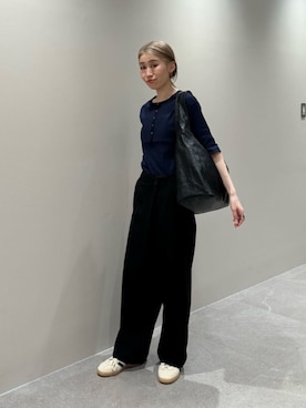 「BEAUTY&YOUTH UNITED ARROWS（ビューティーアンドユースユナイテッドアローズ）のアイテム（ショルダーバッグ）」を使った、BEAUTY&YOUTH WOMENSさん（レディース・164cm）の夏コーディネート