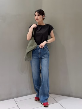 「RED CARD TOKYO（レッドカード）のアイテム」を使った、BEAUTY&YOUTH WOMENSさん（レディース・156cm）の夏コーディネート