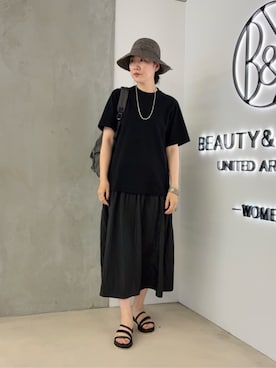 「IPANEMA（イパネマ）のアイテム」を使った、BEAUTY&YOUTH WOMENSさん（レディース・169cm）の夏コーディネート