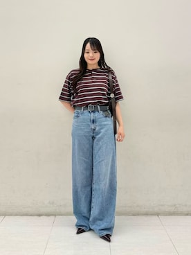 「LAPUIS（ラピュイ）のアイテム」を使った、BEAUTY&YOUTH WOMENSさん（レディース・156cm）の夏コーディネート