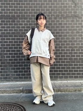 「upperhights（アッパーハイツ）のアイテム」を使った、BEAUTY&YOUTH WOMENSさん（レディース・146cm）の夏コーディネート